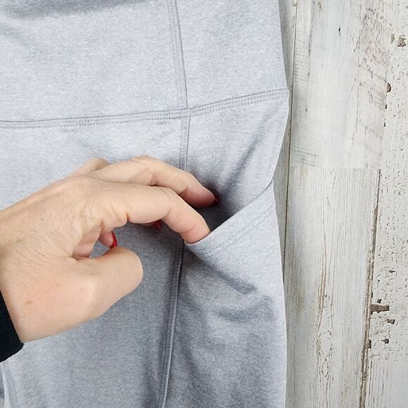 Avia Athletic Workout Leggings Gray Size Small - Picture 4 of 10